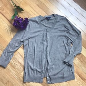 GAP Cardigan Taupe Sz XL
